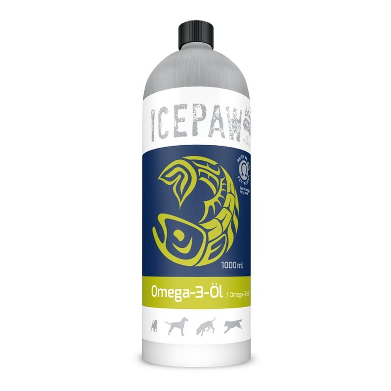 ICEPAW HIGH PREMIUM-OMEGA-3 OIL WITH SARDELS AND SARDYNEK 1L