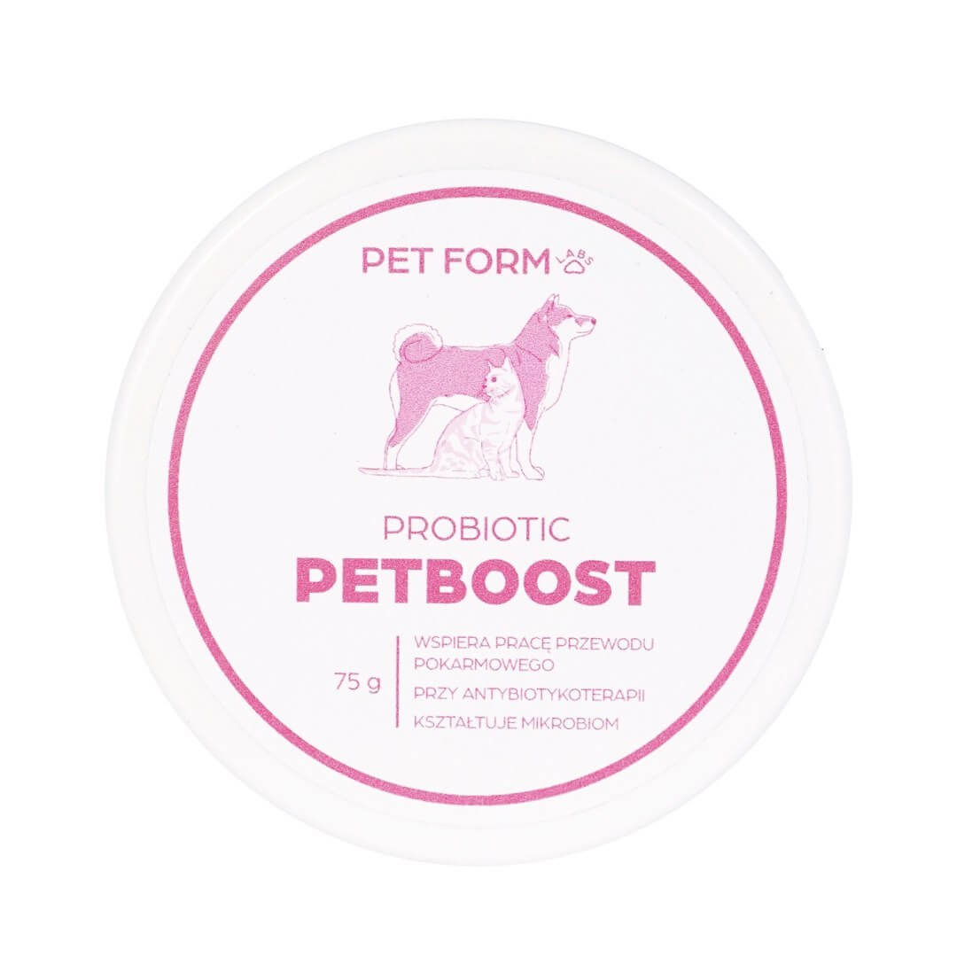 PETBOOST Probiotic – probiotyk dla psa i kota, 75g