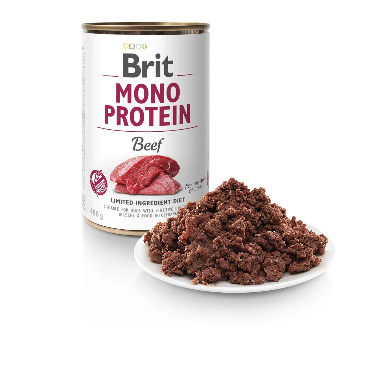 Brit Mono Beef – mokra karma monobiałkowa z wołowiną 400g