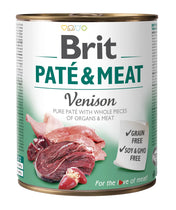 Brit Pate Venison - wet food with venison and chicken