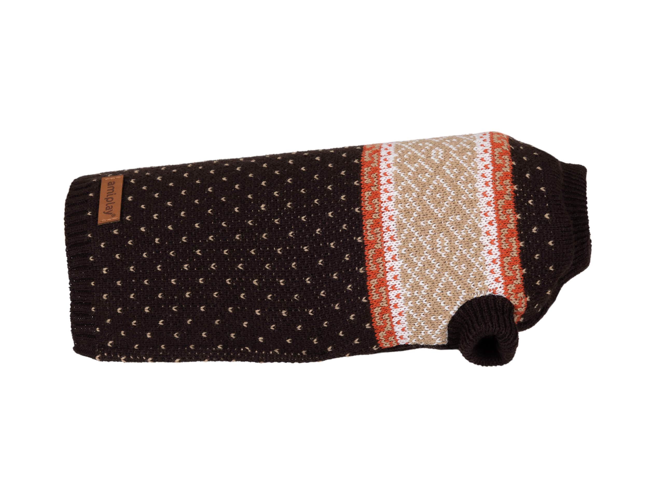 Bergen Brown Dog Sweater – Classic and Warm