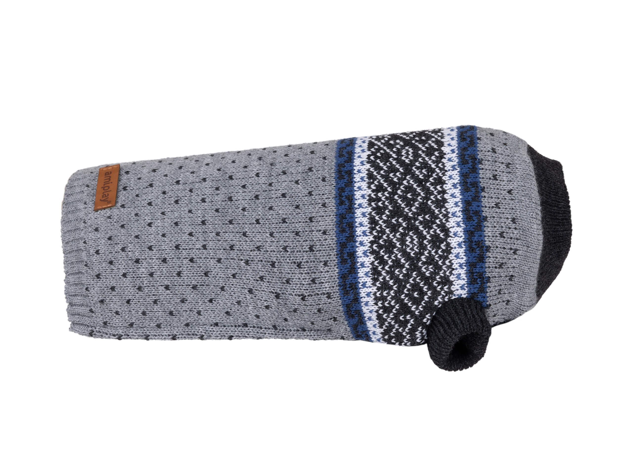 Bergen Grey Dog Sweater – Classic and Warm