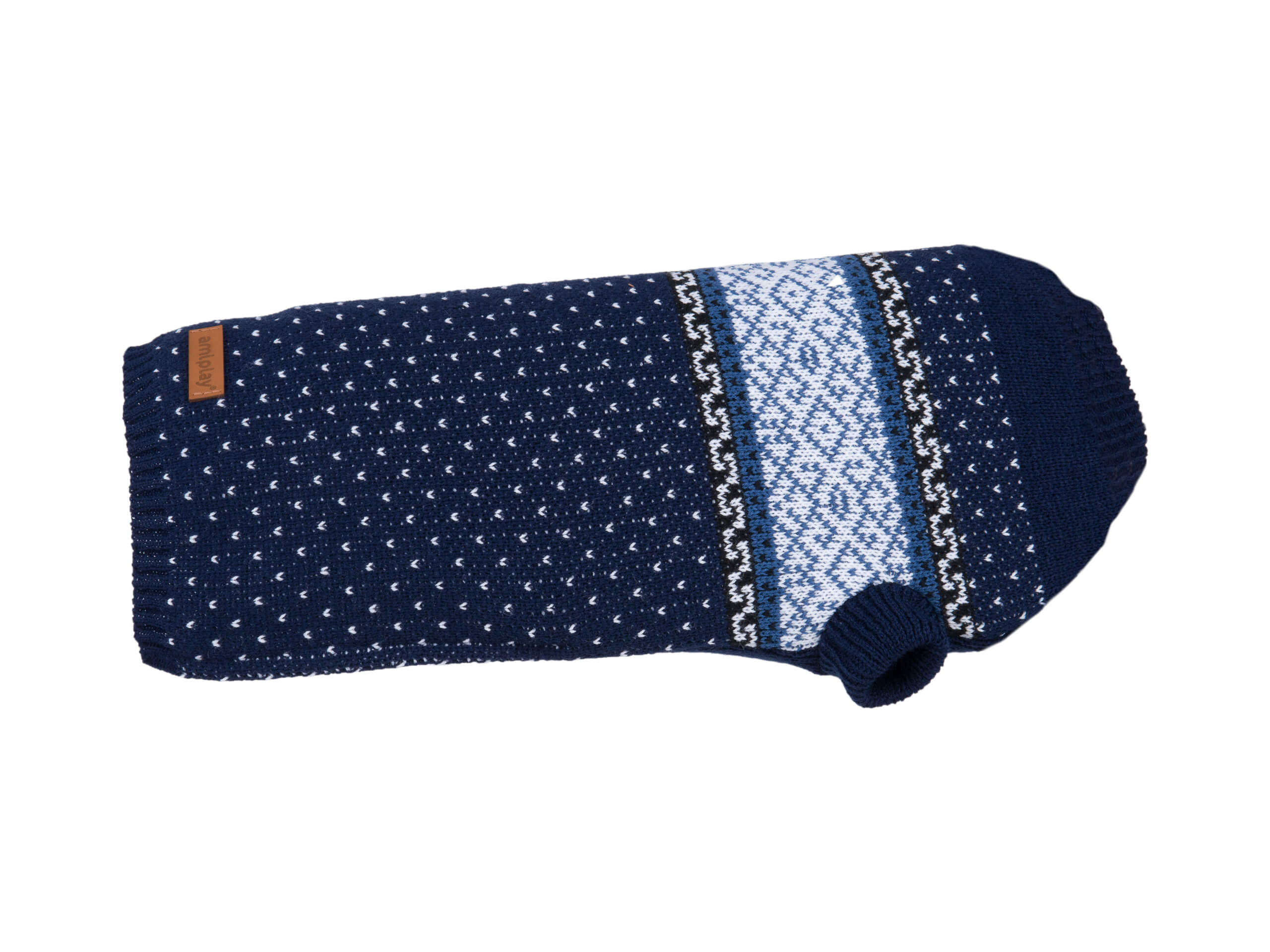 Bergen Navy Blue Dog Sweater – Classic and Warm