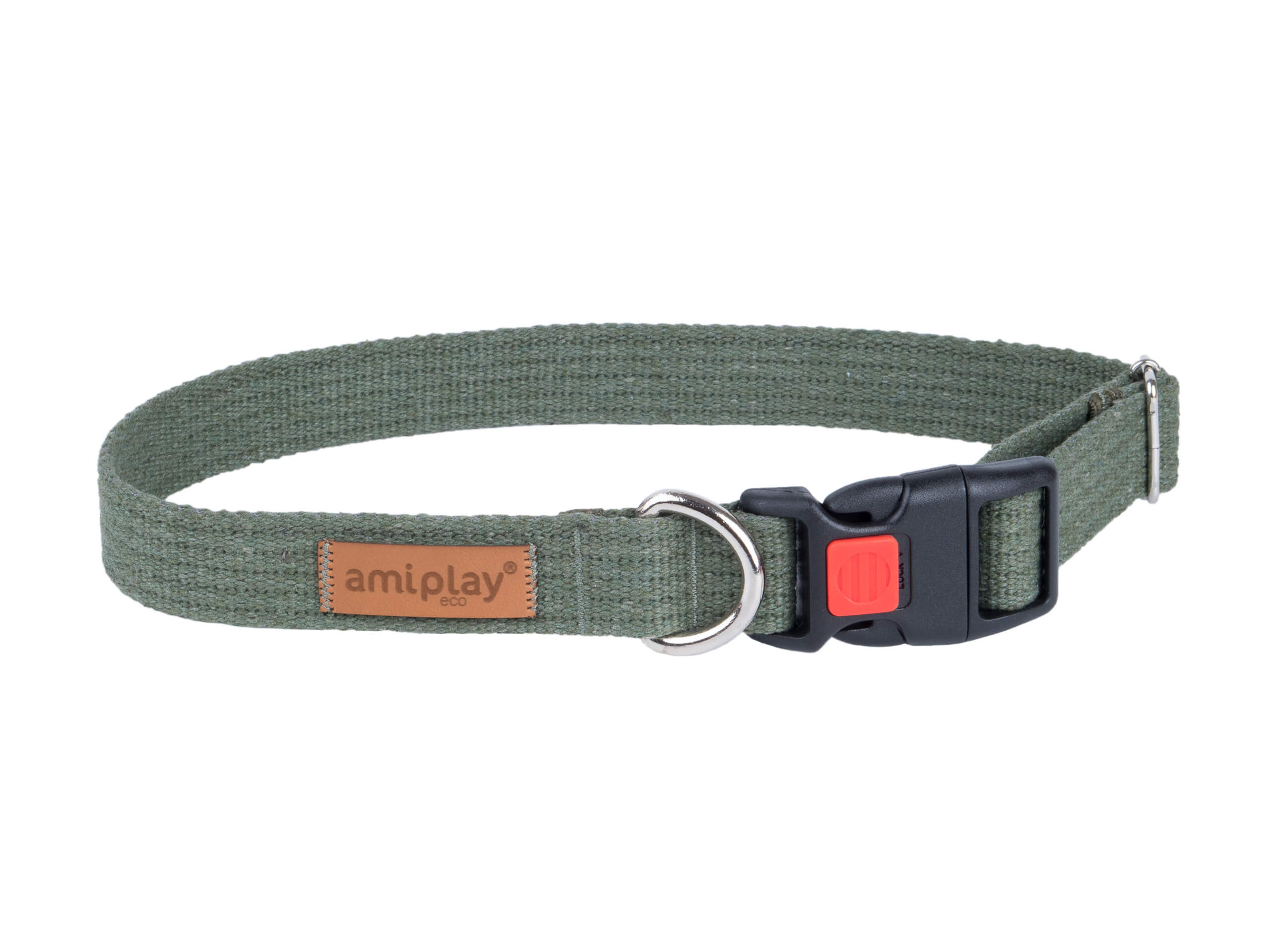 Dog collar adjustable with Cotton lock - S -XL sizes