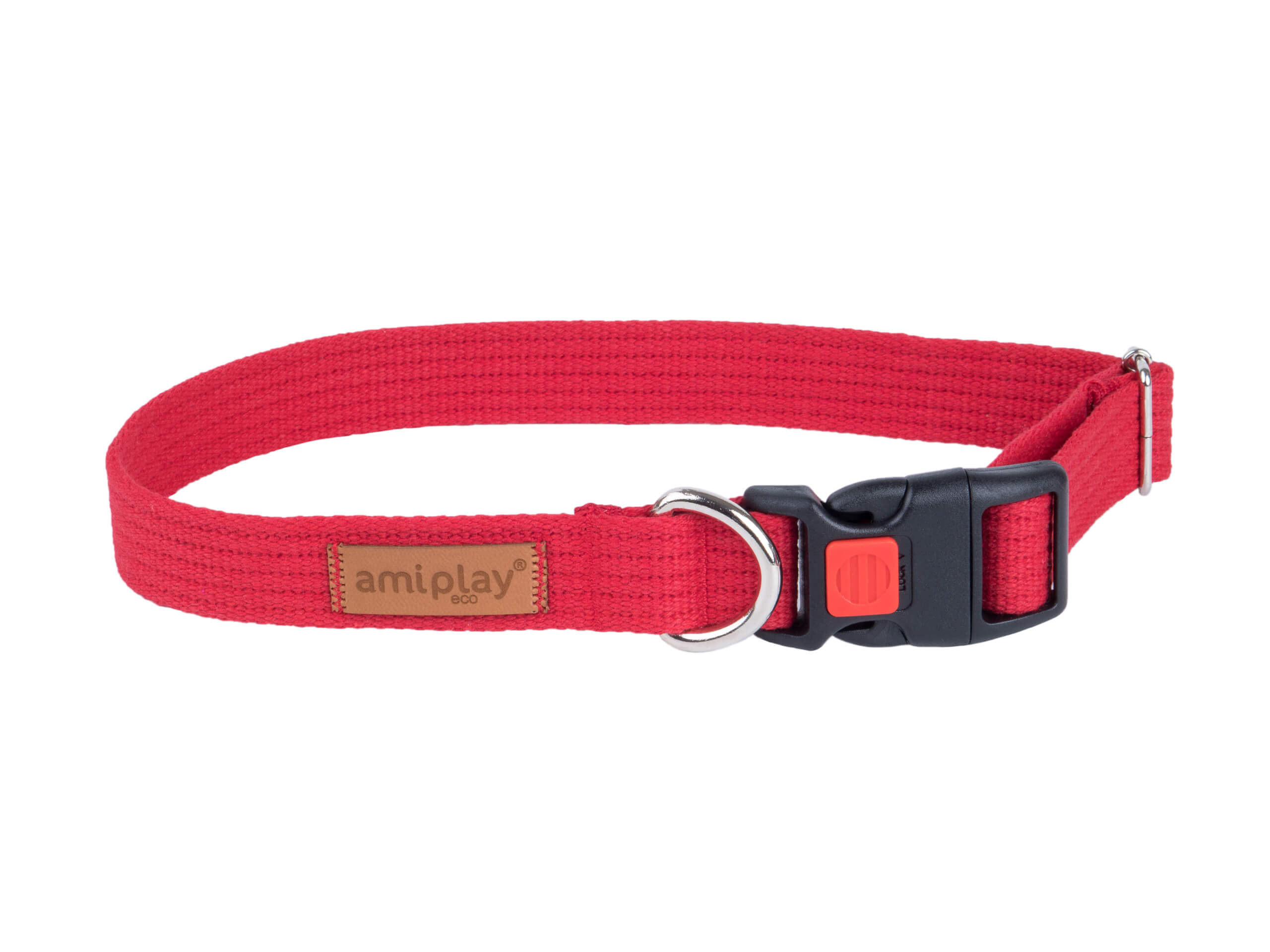Dog collar adjustable with Cotton lock - S -XL sizes