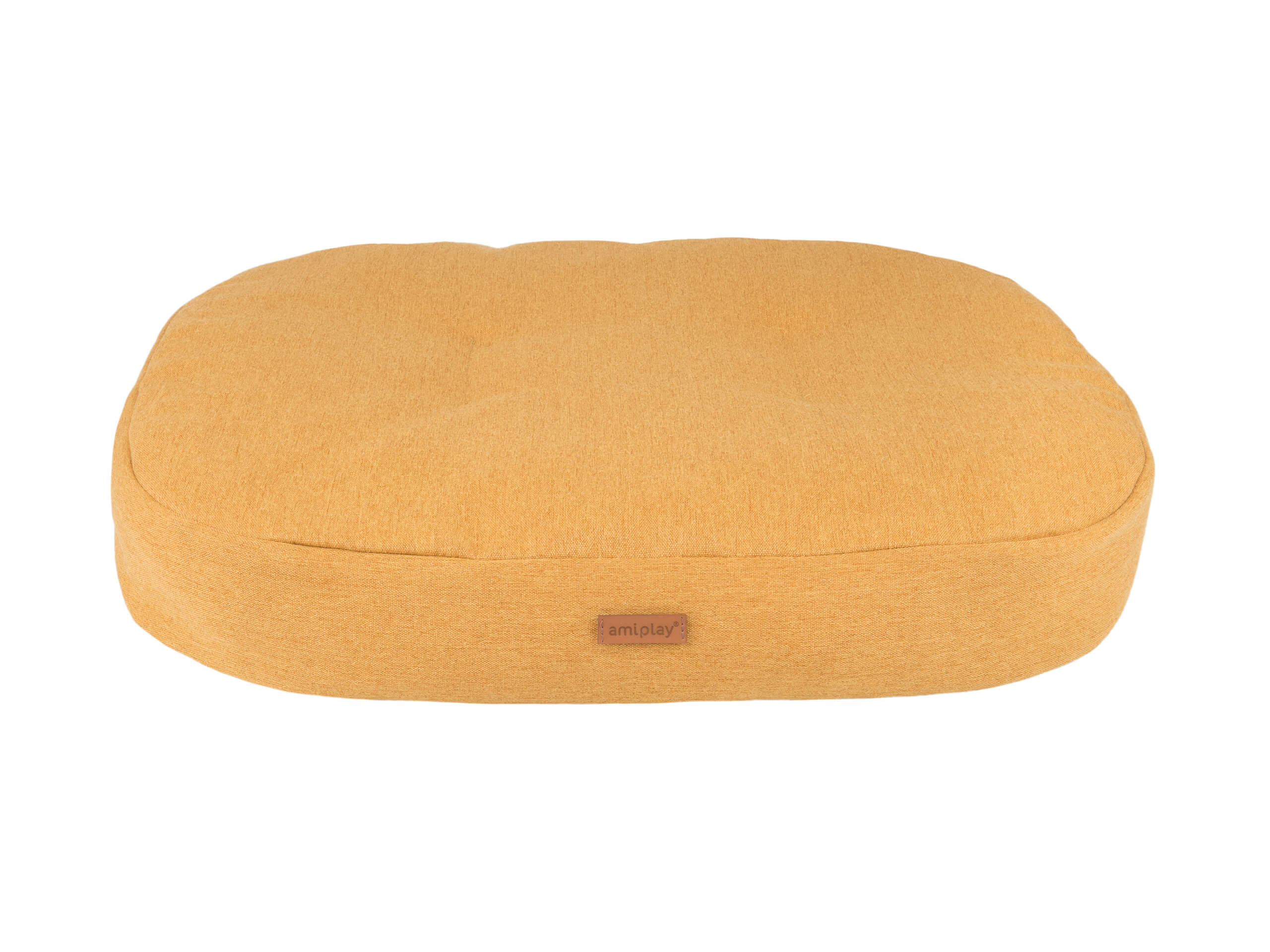 Oval Yellow Montana Mattress for Dogs and Cats