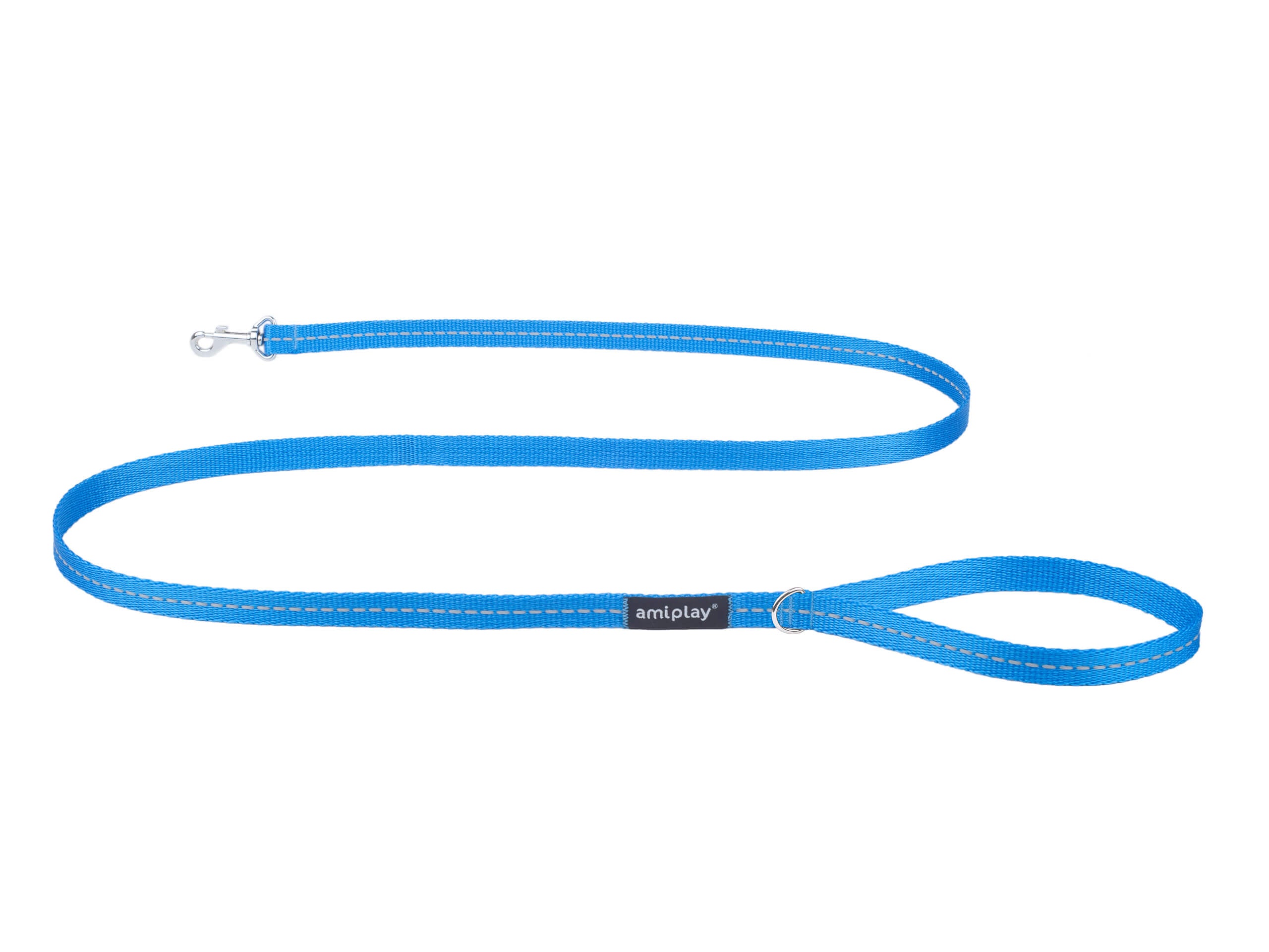 Reflective Blue Leash – 150 cm, sizes S–XL for dogs
