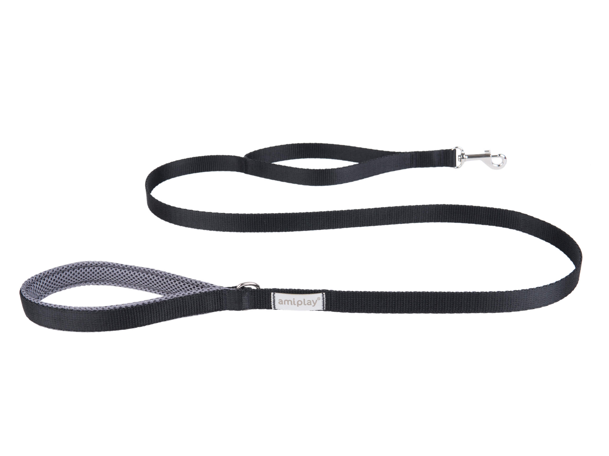 Samba Black Dog Leash – 150 cm, sizes S–XL