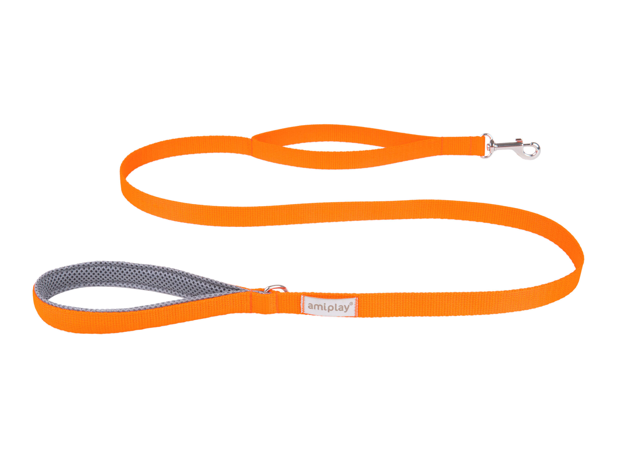 Samba Orange Dog Leash – 150 cm, sizes S–XL