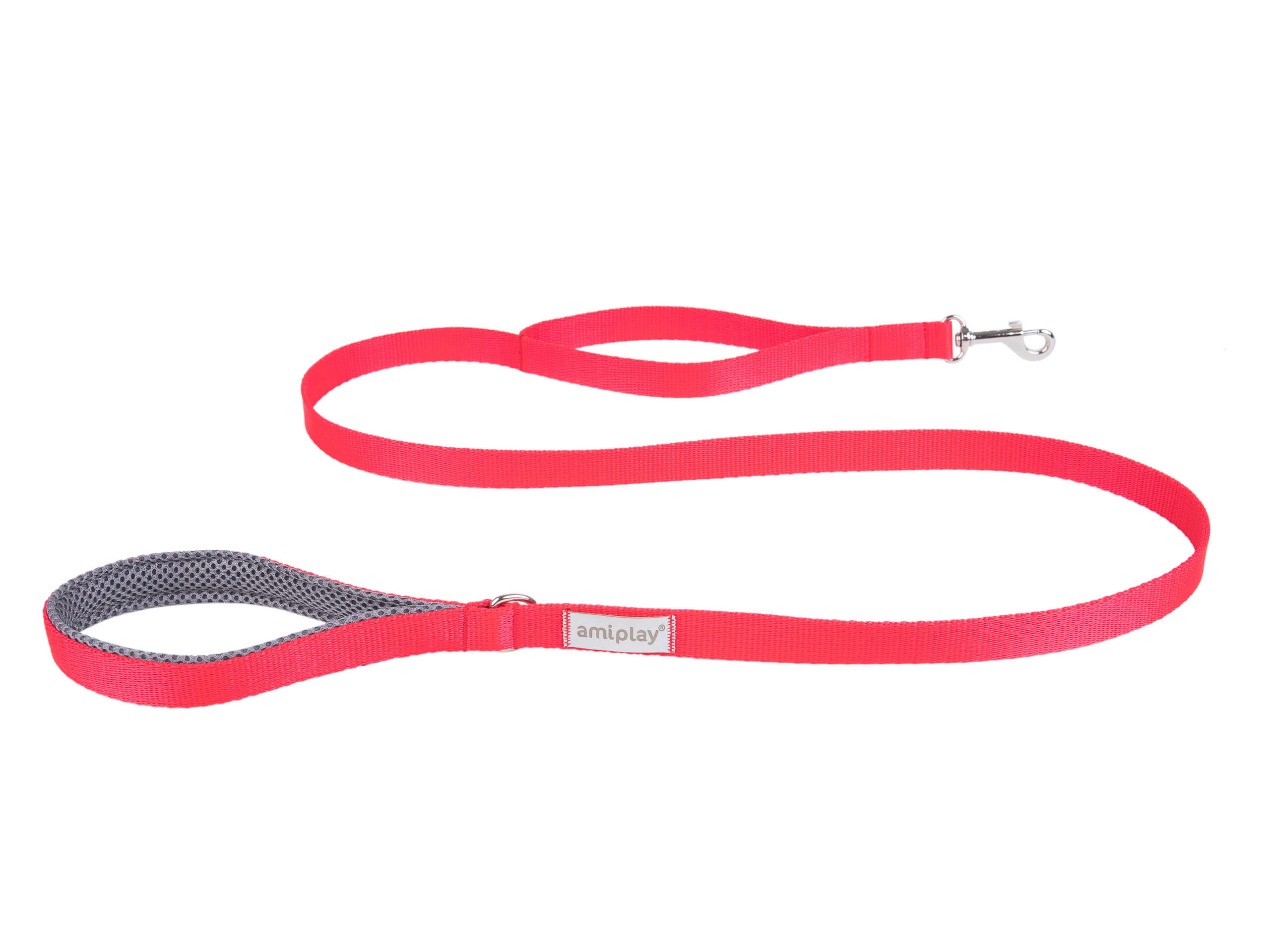 Samba Red Dog Leash – 150 cm, sizes S–XL