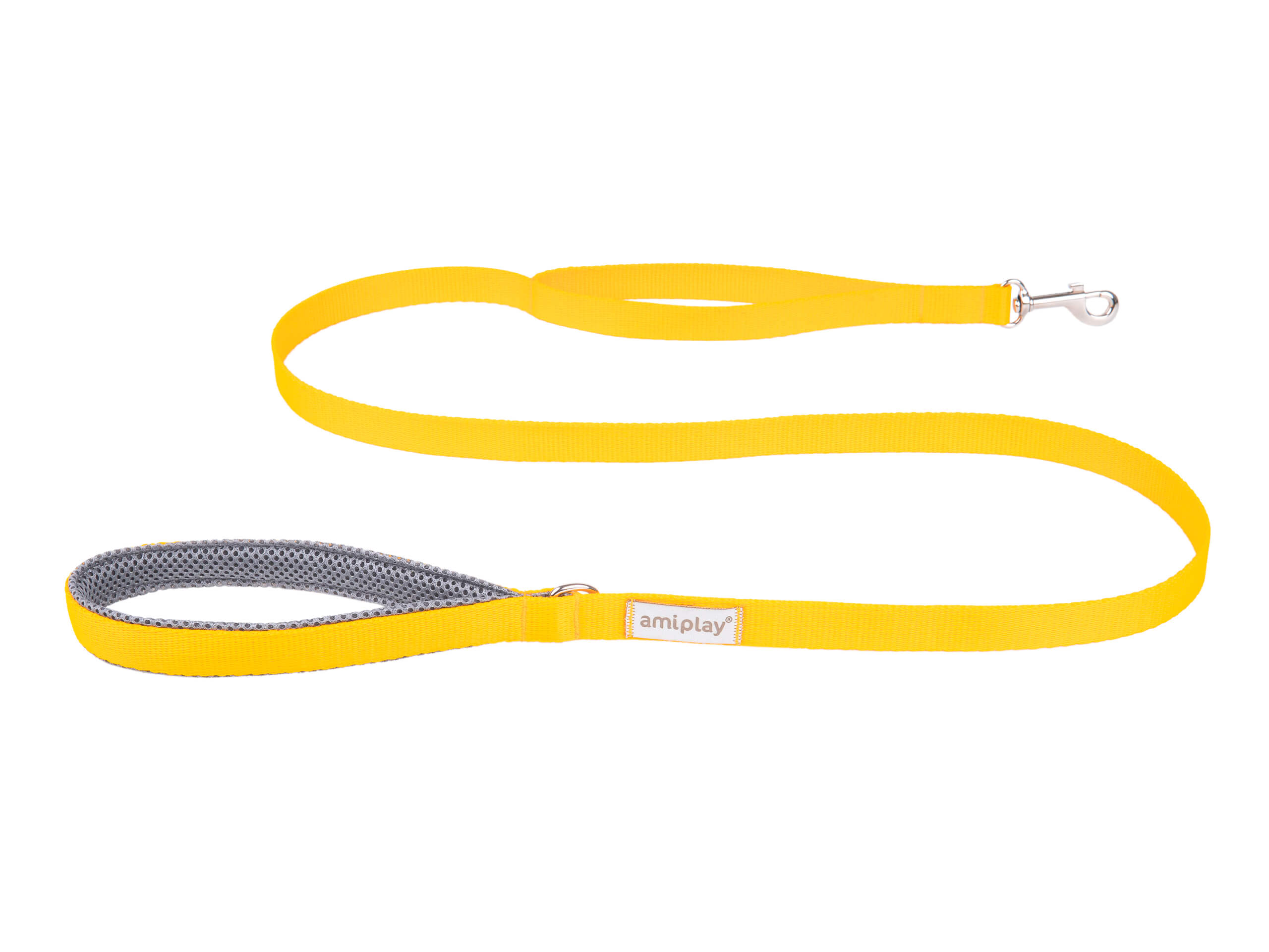 Samba Yellow Dog Leash – 150 cm, sizes S–XL