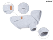 Texas Dog Hoodie - Grey