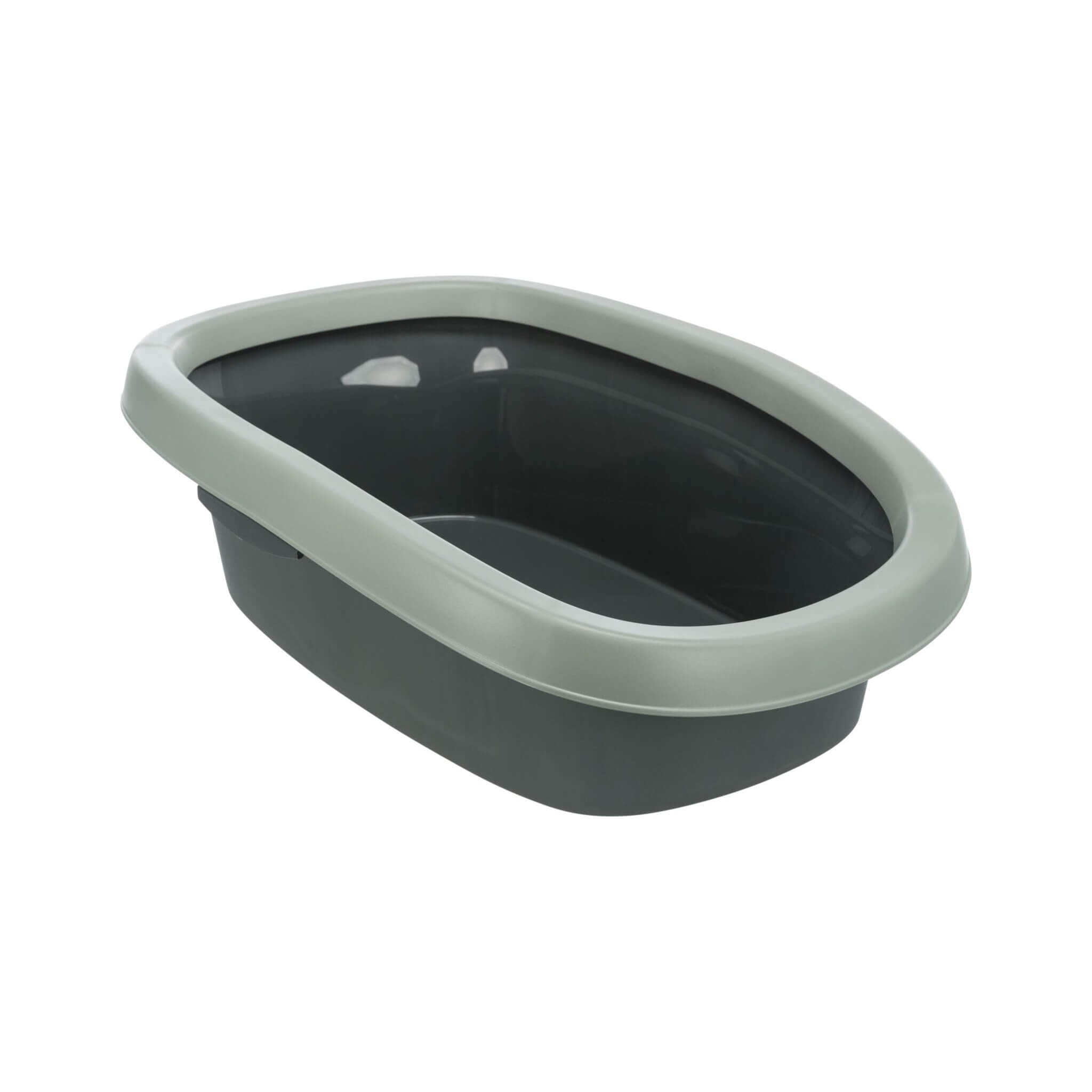 Be Eco Carlo – litter box with frame 58 cm, anthracite/green