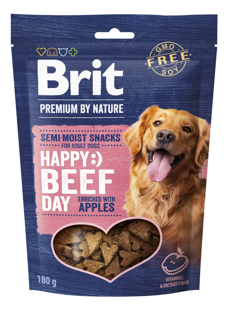 Brit Happy Snacks Beef & Apple - Training delicacies