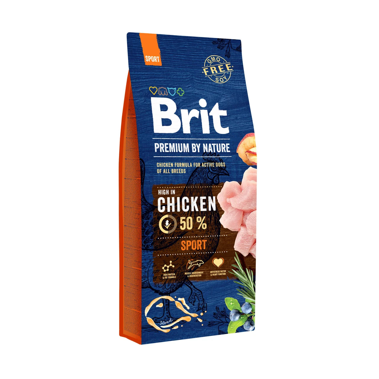 Brit sport with chicken for active dogs of all breeds