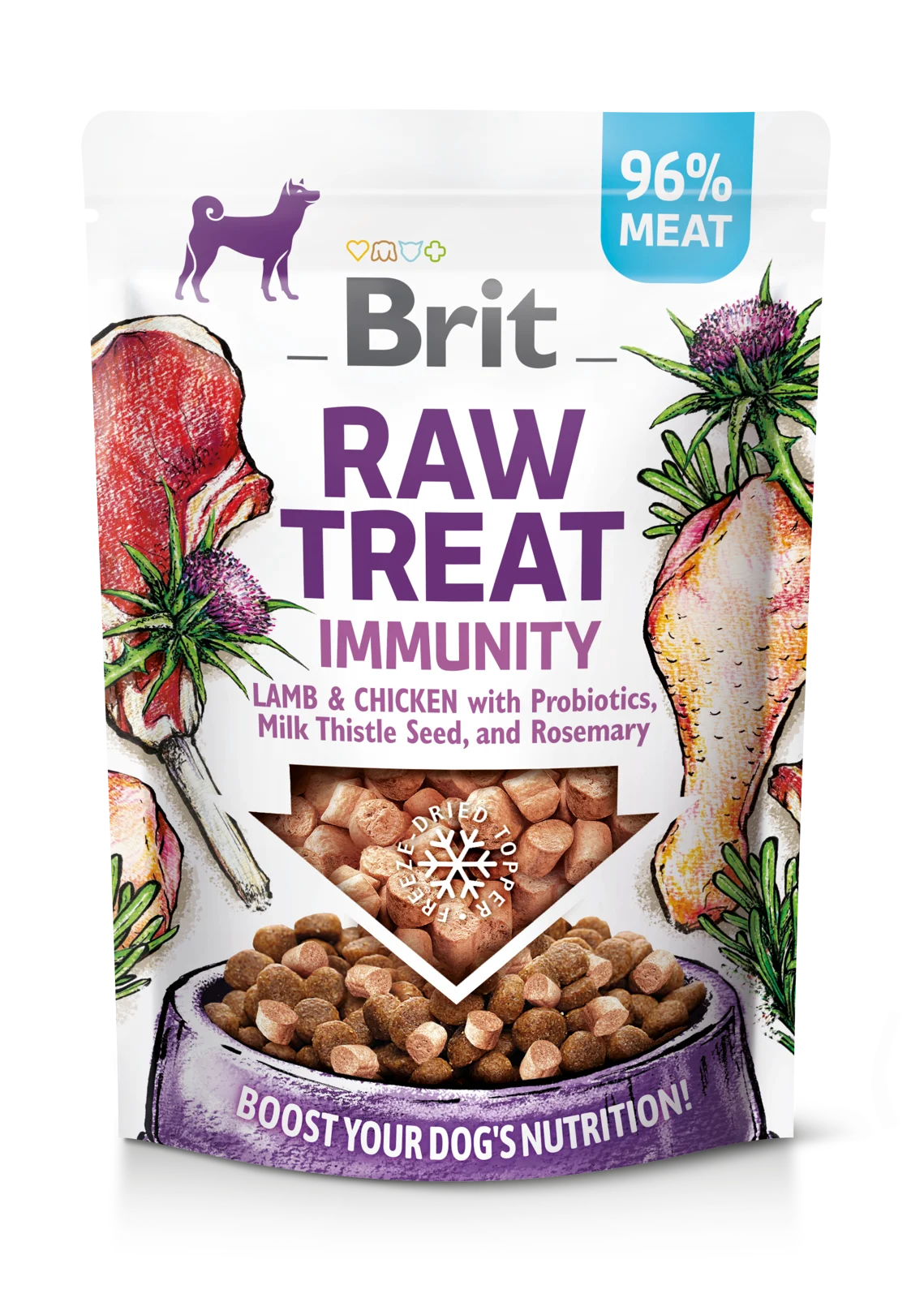 Brit Raw Treat Immunity Lamb & Chicken - freeze -dried 40g
