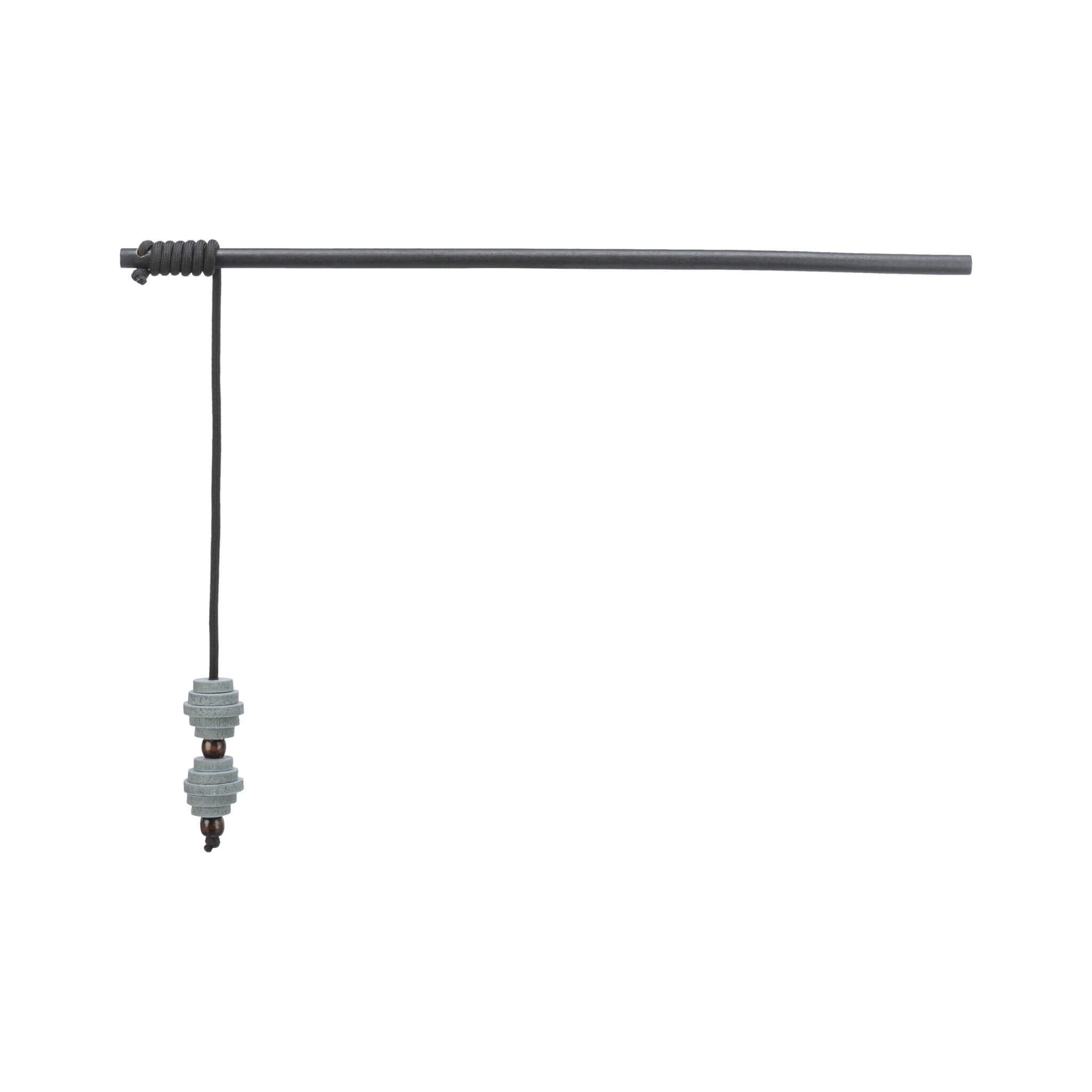 CityStyle wędka dla kota z hantlem – drewno i filc