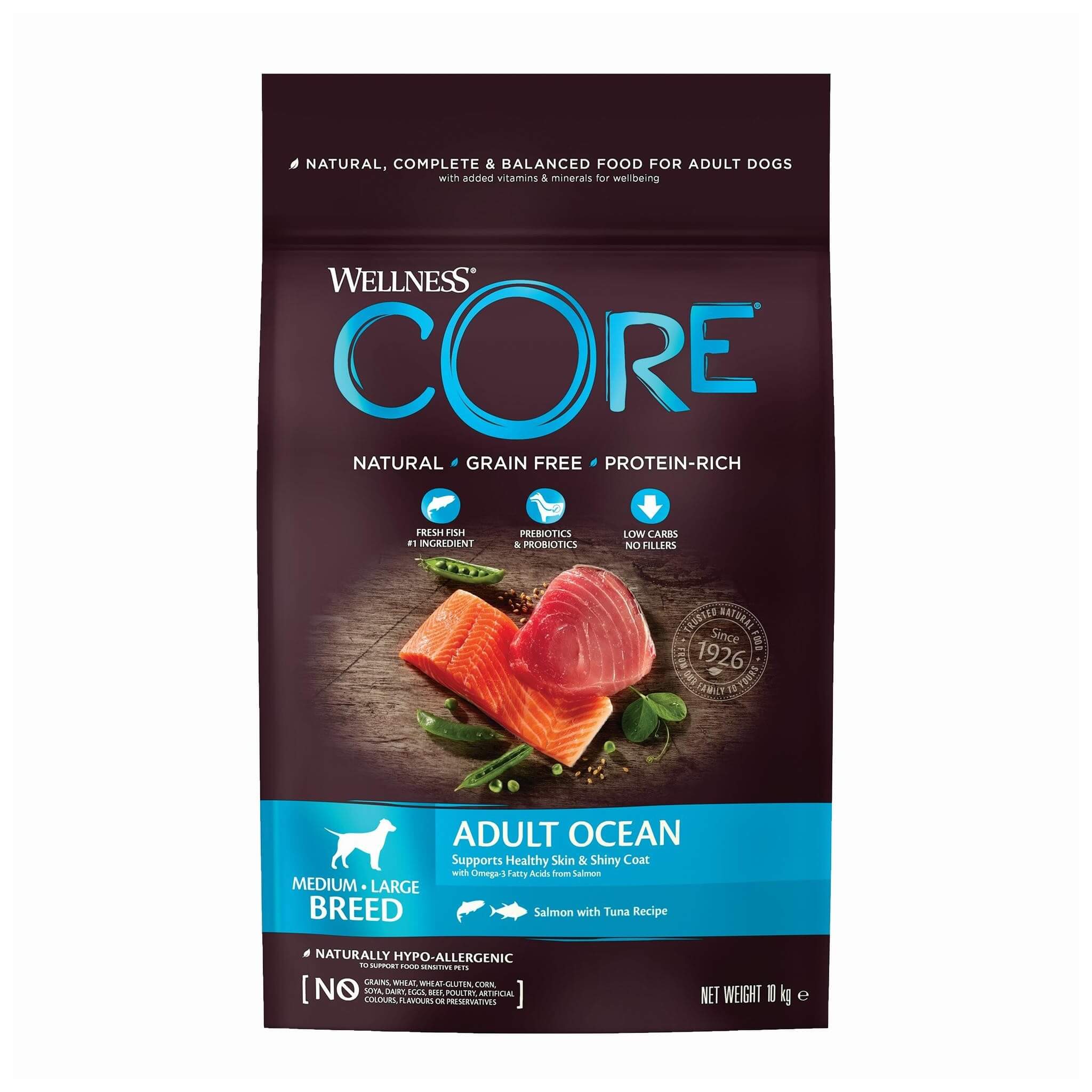 Wellness CORE Adult Ocean – łosoś i tuńczyk, 10 kg
