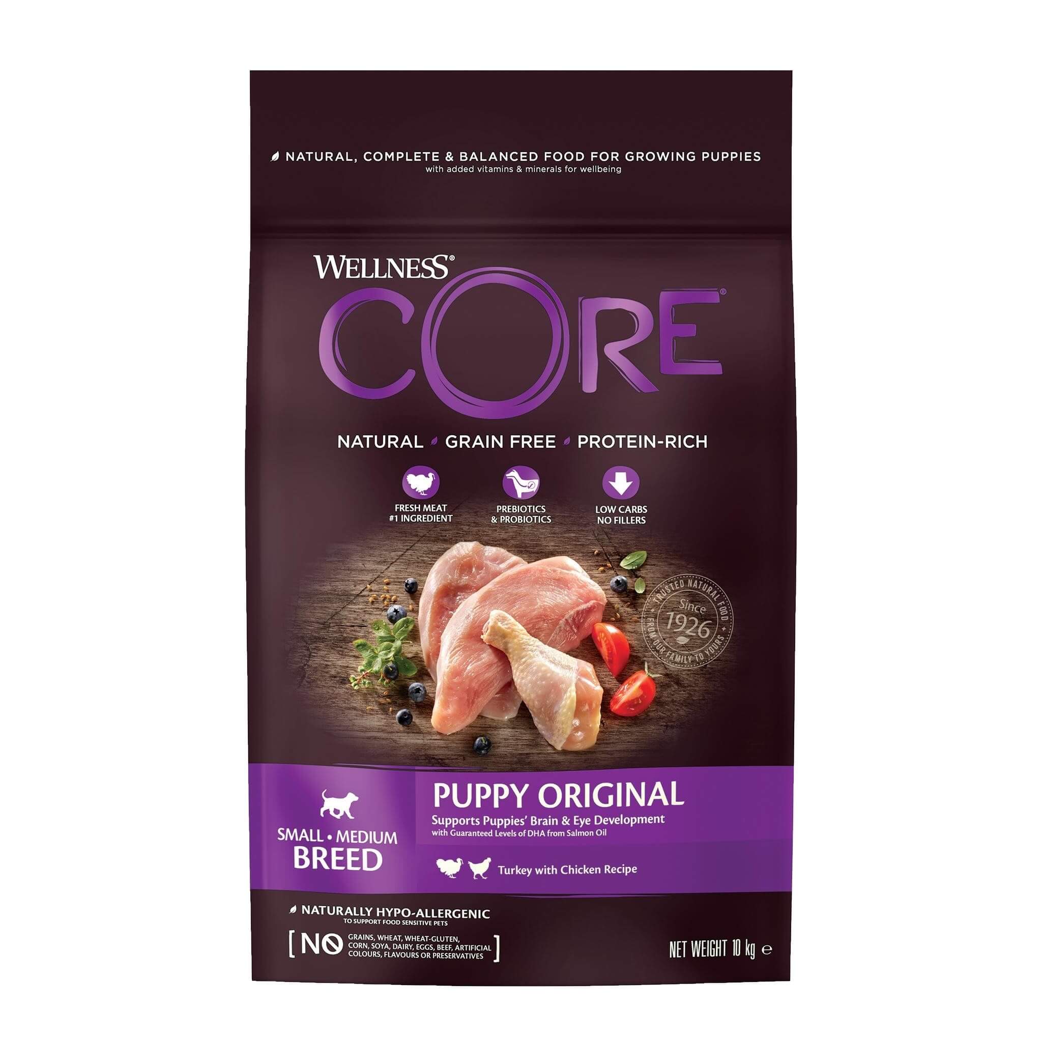 Wellness CORE Puppy – indyk i kurczak, szczenięta 10 kg