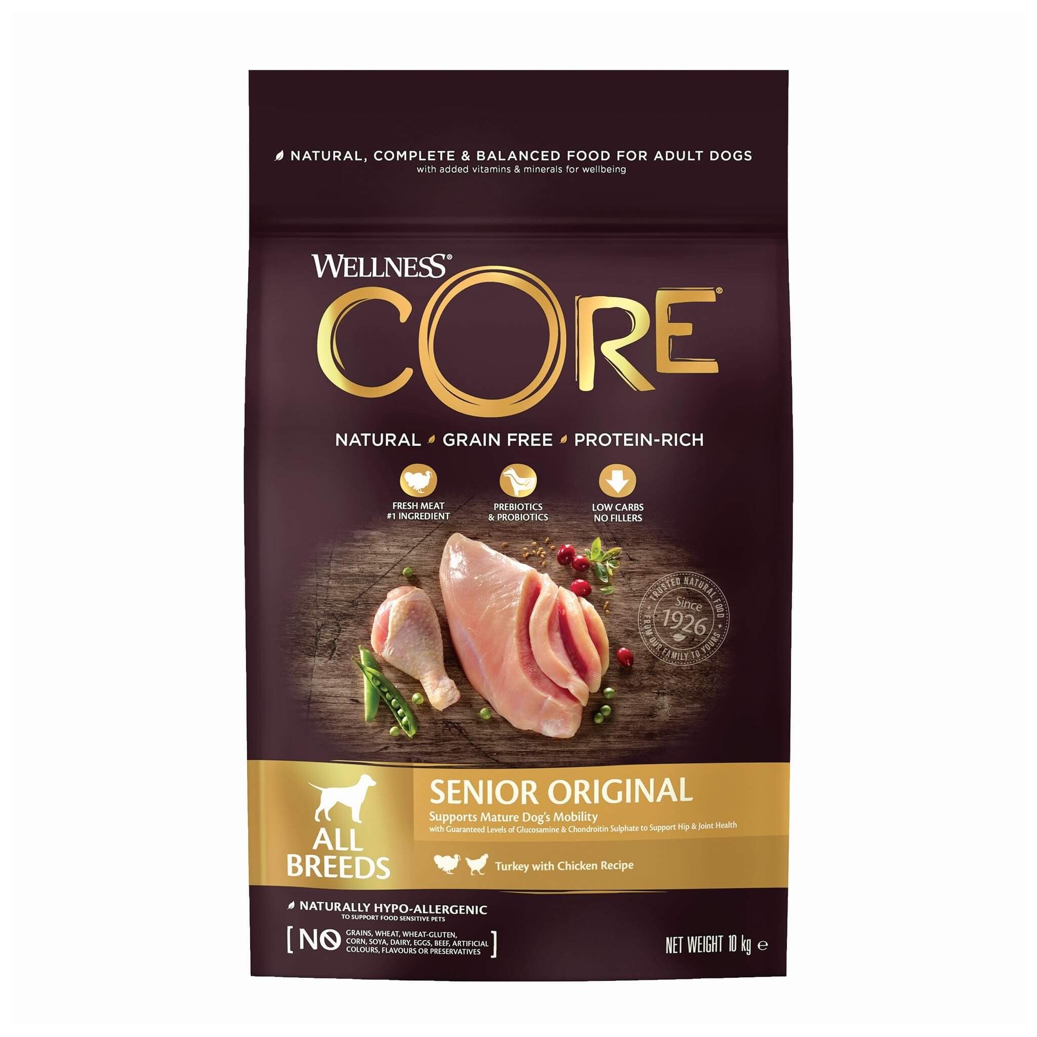 Wellness CORE Senior Original – indyk i kurczak 10 kg