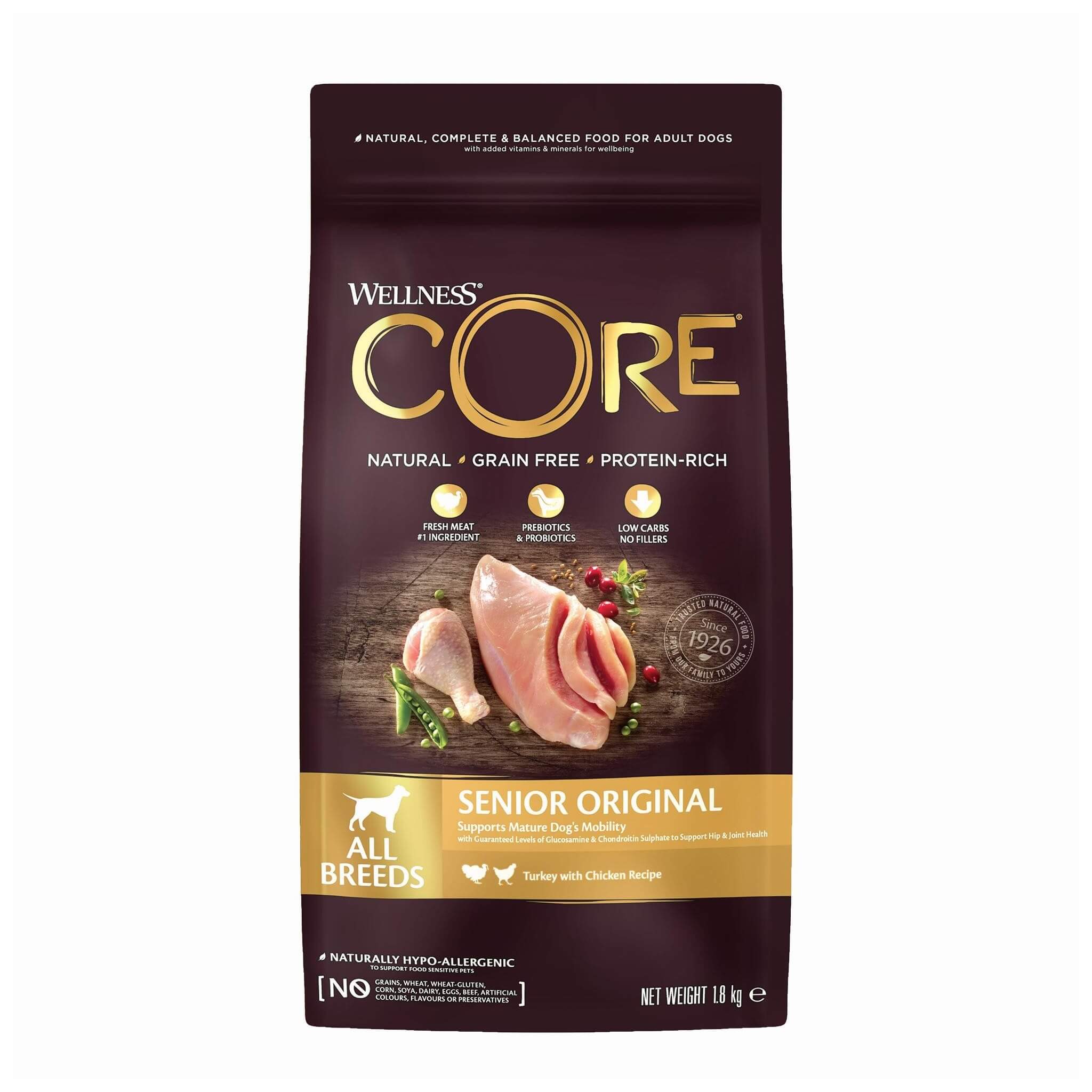Wellness CORE Puppy – indyk i kurczak 1,5 kg