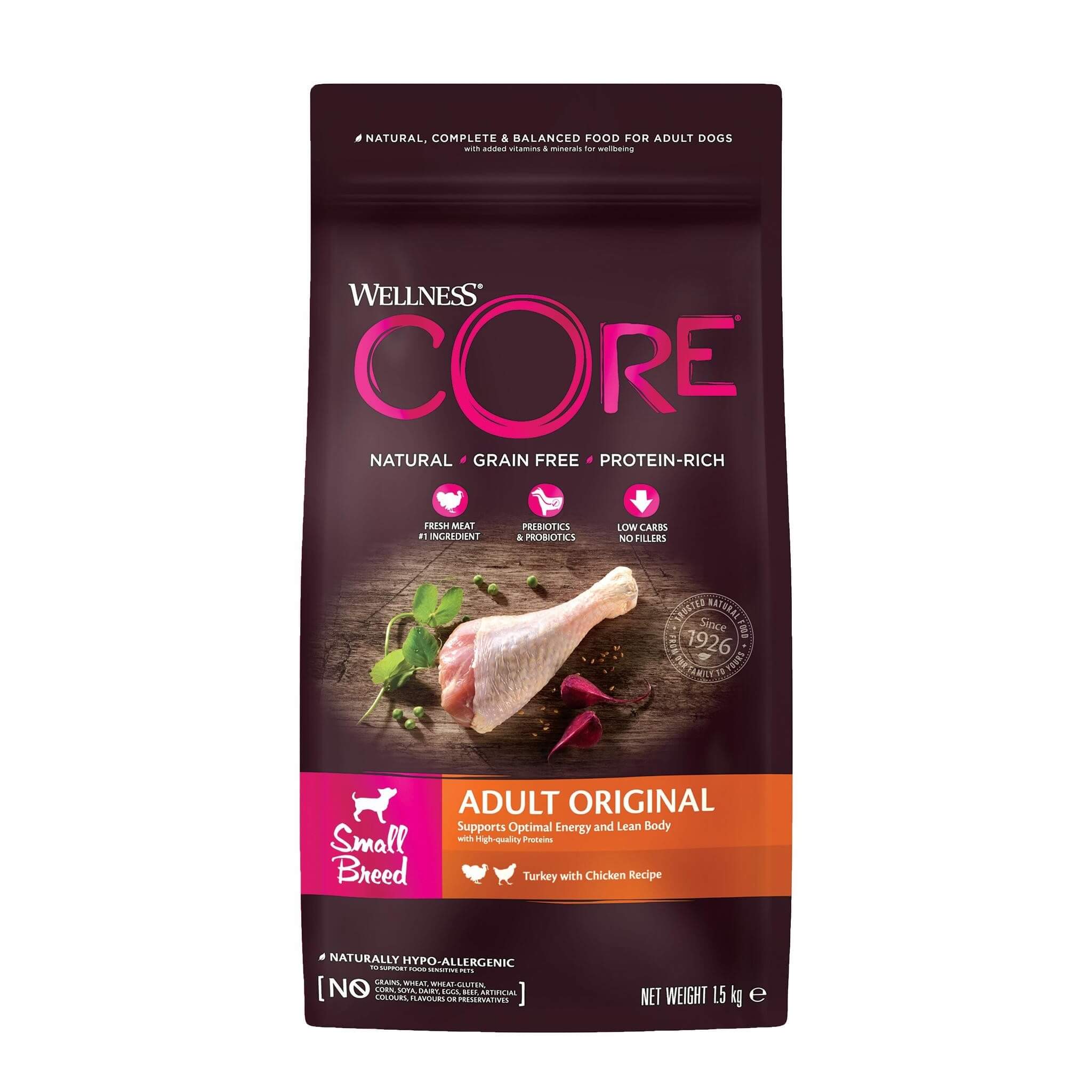 Wellness CORE Adult Low Fat – indyk dla psa 1,8 kg