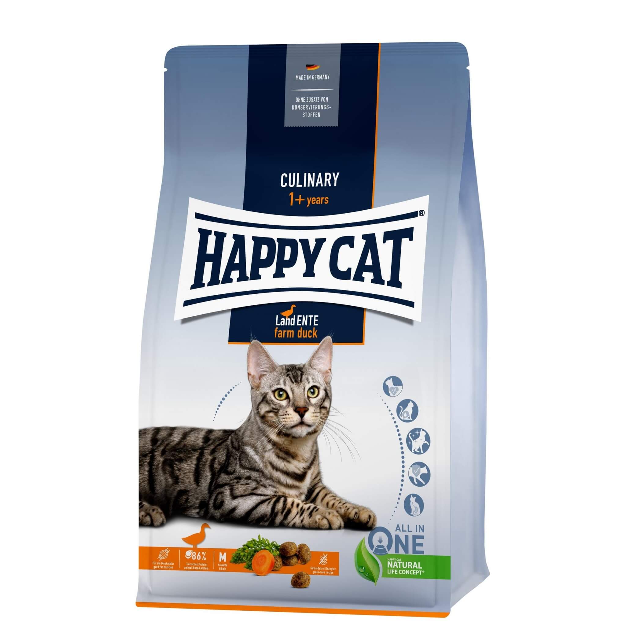 Happy Cat Culinary Duck 4 kg - Grain-free for cats