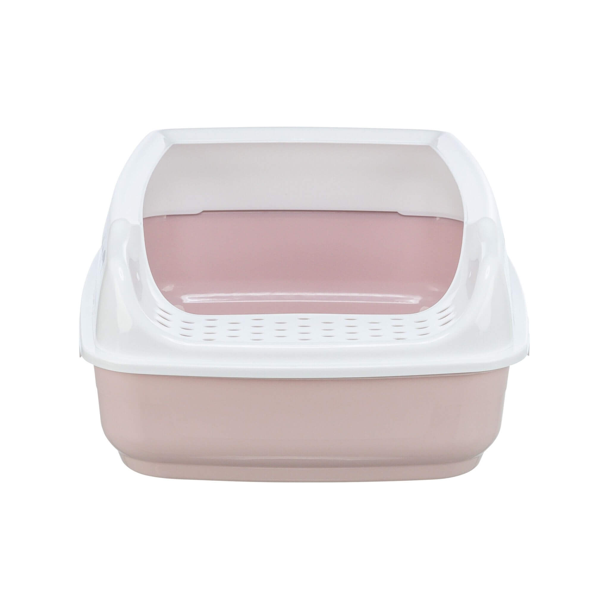 Delio litter box with frame and print 50×38 cm lilac/white