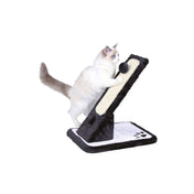 Drapak dla kota 42 cm – czarno-kremowy, z sizalu