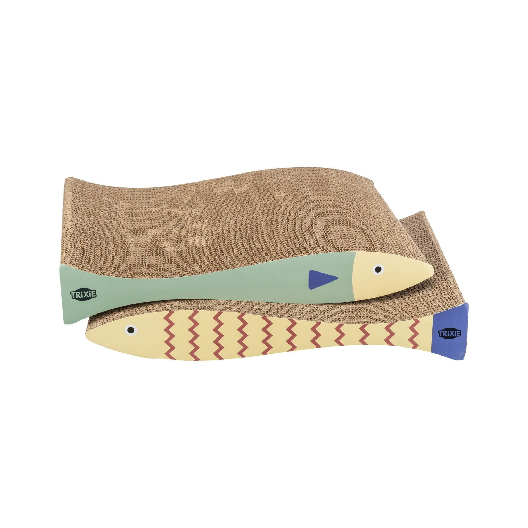 Cardboard scratching post fish 2pcs for cat 40×30×11 cm