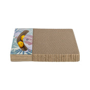 Cardboard scratcher with toys 38×30 cm