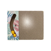 Cardboard scratcher with toys 38×30 cm