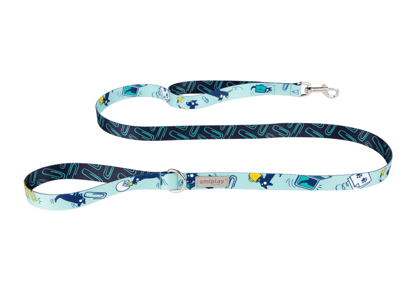 Amik OfficeDog Dog Leash – 150 cm, sizes S–XL