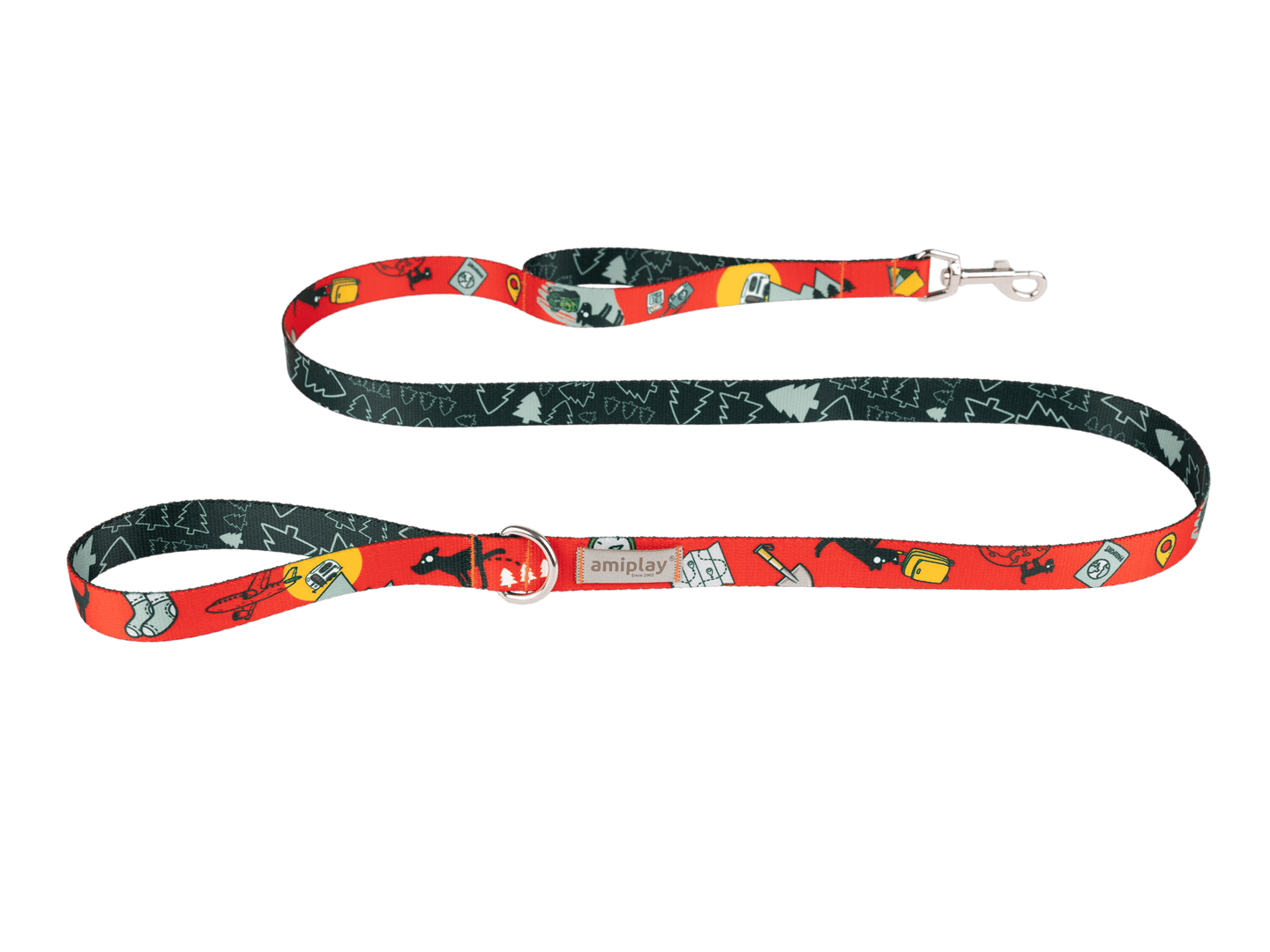 Amik TravelDog Dog Leash – 150 cm, sizes S–XL