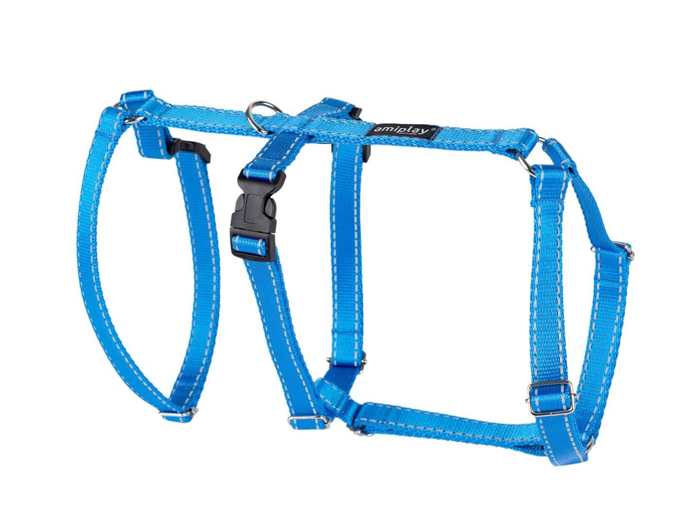 Szelki dla psa Safety Reflective Niebieski - regulowane rozmiary