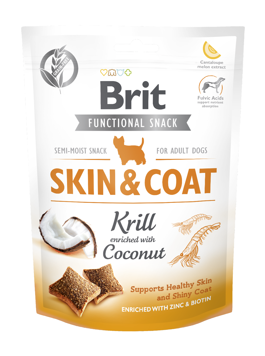Brit Functional Skin & Coat Krill - Futs for hair