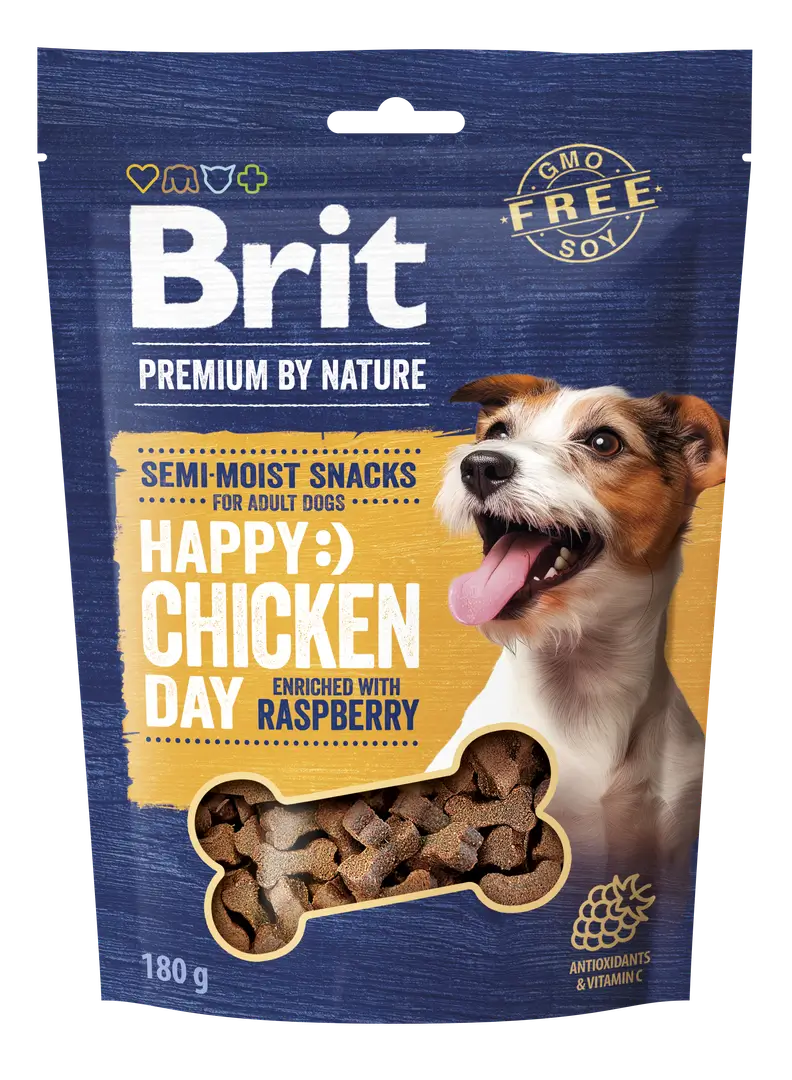 Brit Happy Snacks Chicken & Raspberry - Training Borsen