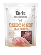 Brit Jerky Beef & Chicken - 85% meat for adult dogs 200g