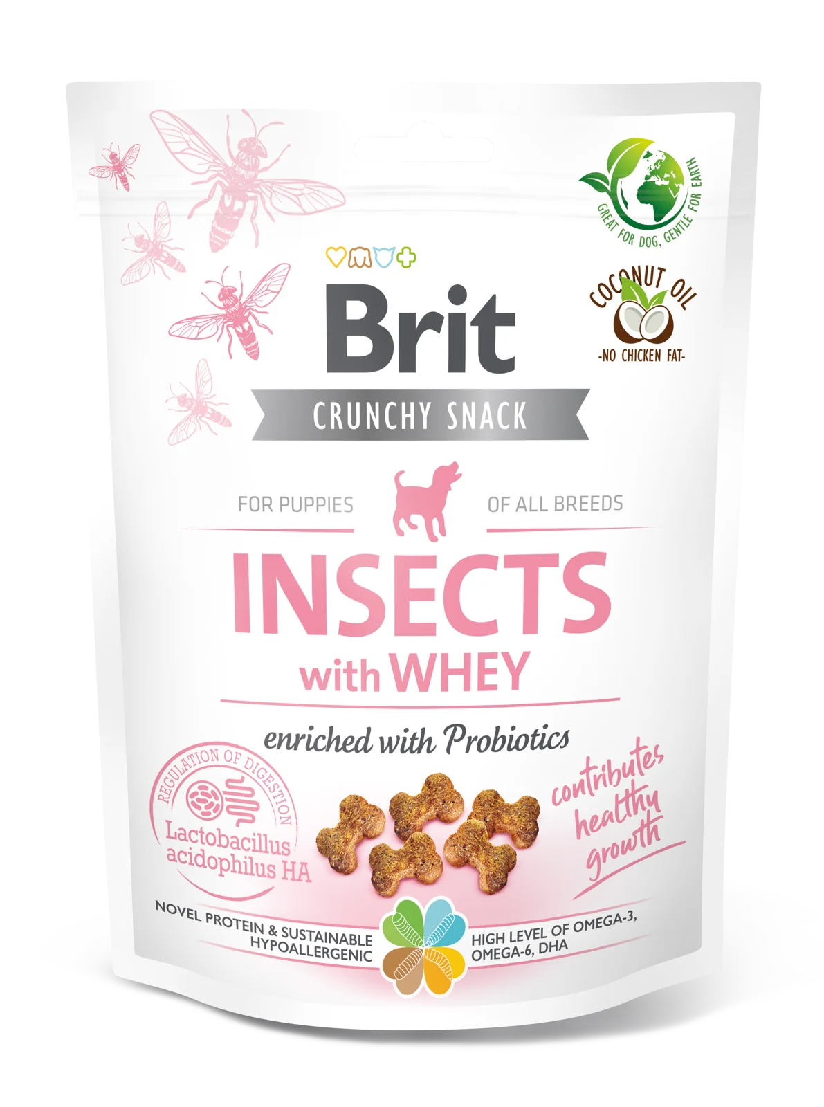 BRIT CARE PUPPY INSECT & Whey with a probiotic - Dogs for a dog