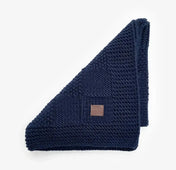 Dog blanket "Chess" - blue (100 × 80 cm)