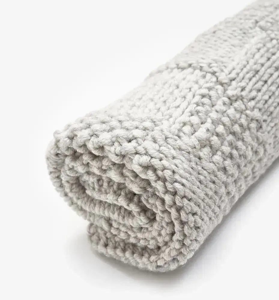 Dog blanket "Chess" - gray (100 × 80 cm)