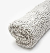 Dog blanket "Chess" - gray (100 × 80 cm)