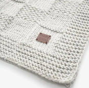 Dog blanket "Chess" - gray (100 × 80 cm)