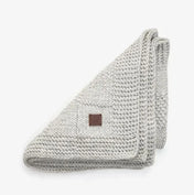 Dog blanket "Chess" - gray (100 × 80 cm)