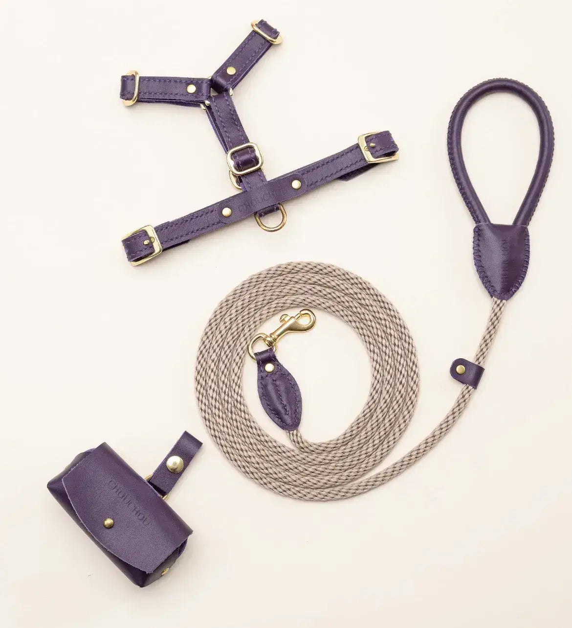 A luxurious set of dog accessories - handmade, premium