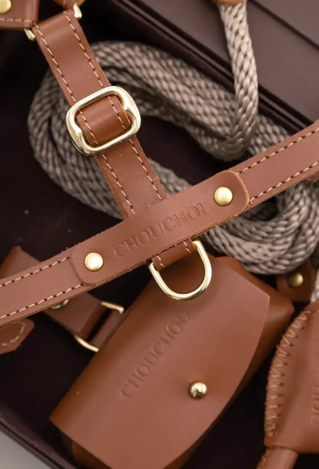 A luxurious set of dog accessories - handmade, premium