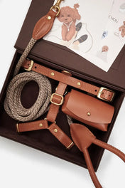 A luxurious set of dog accessories - handmade, premium