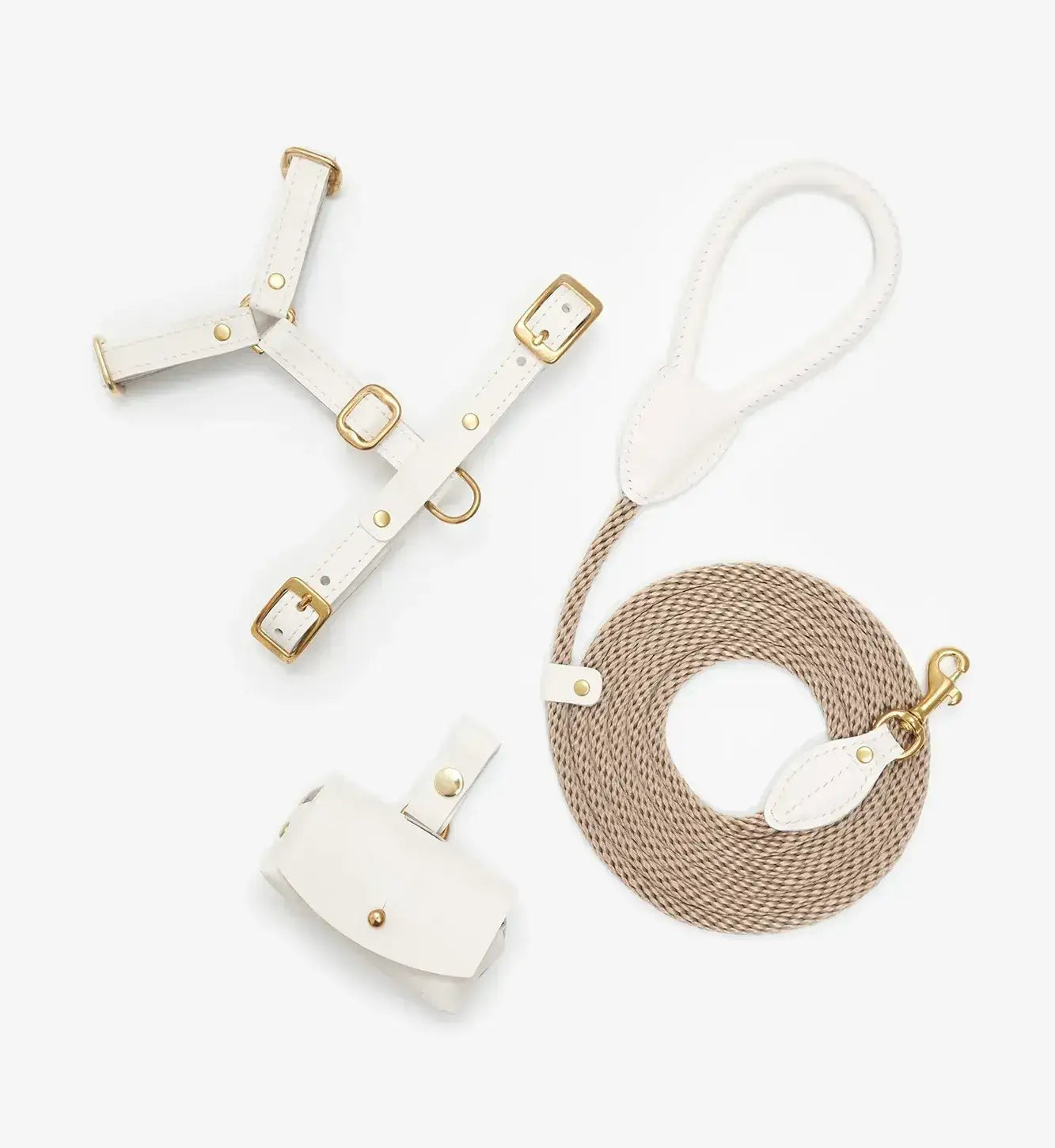 A luxurious set of dog accessories - handmade, premium