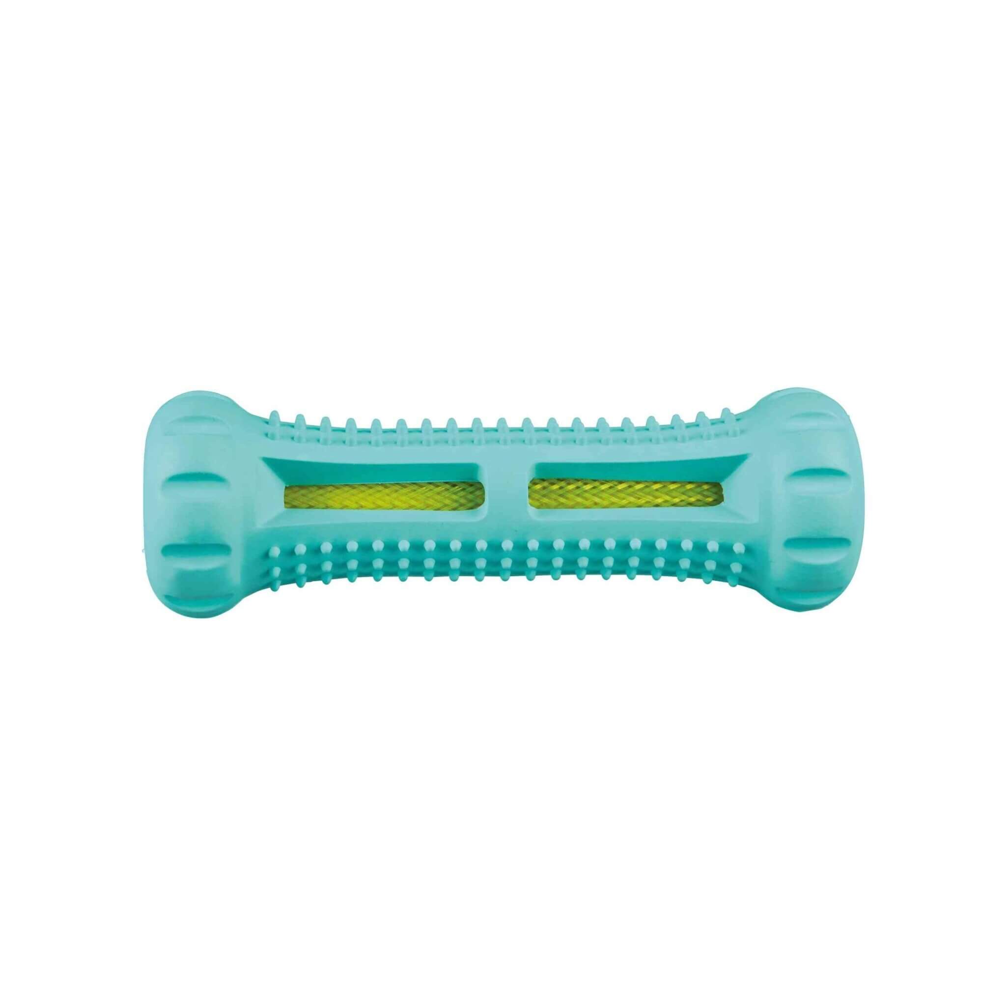 Denta Fun Natural Rubber Bone – 14 cm, Mint