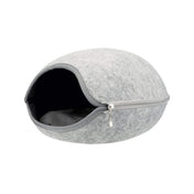 Legowisko Luna zamknięte, jasnoszare, 40 × 24 × 46 cm